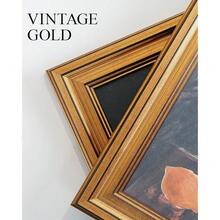 VIYYIEA Vintage Gold Framed Wall Art For Living Room, Birds & Flowers Canvas Prints Home Decor, Sketch Painting Picture, Bedroom Wall Decor Gifts For Friends Or Family -[Birds & Flowers]-(10L X 8W) - [鳥語花香] - 查看 4