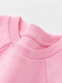 Balabala Girls Sweatshirt Mesh Dress, 2026 Spring Casual Dress - Red Hue - View 5