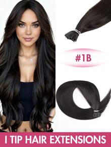 I Tip Hair Extensions Human Hair Extensions Highlight Color Straight Human Hair 12-22 Inch Thickening Hair Extensions Real Human Hair Extensions Keratin Extensions Invisible Itip Human Hair Extensions High Quality Easy To Wear Elegant For Daily & Festival & Party - Multicolor - View 31