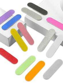 Dũa móng tay mini hai mặt 180/240 grit, dụng cụ đánh bóng móng tay dùng một lần, dụng cụ làm móng. - Nhiều màu - Xem 3