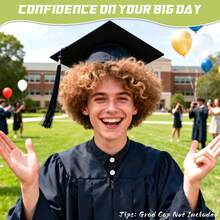 GIURKUU 2026 Graduation Cap Headband, Graduation Cap Headband, Graduation Cap Anti-Slip Strap, Graduation Cap Accessories