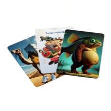 92张LOMO卡片和贴纸套装，外国山海系列TungTungTung Sahur火柴人偶，奇幻角色照片卡片，动漫收藏贴纸，适合宅男收藏家、角色扮演爱好者、日记装饰、手机壳DIY，独特的极客文化礼物 - 單件 - 查看 4