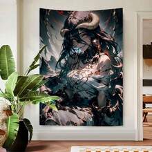 Albedo Overlord Cartoon Tapestry Wall Hanging Decoration Household Home Decor - z7 - Xem 7