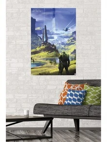 International - Póster de pared Master Chief Valley, L x ., Unframed Versioncuadros decorativos para sala,poster,con marco,posters,cuadros para la pared ,marcos para cuadros,cuadro,virgen de guadalupe,salascuadros decorativos para sala,poster,con marco,posters,cuadros para la pared ,marcos para cuadros,cuadro,virgen de guadalupe,salas - transparente - Ver 4