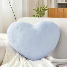 This Soft Pink Heart-Shaped Faux Plush Pillow Comes In Seven Colors To Choose From And Is Perfect For Both Indoor And Outdoor Decor.It Is Made Of Machine Washable Polyester Fiber And Is An Ideal Valentine's Day Gift For Women, With A Fluffy Texture. - 粉紅色 - 查看 10