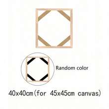 1 Set Wood Canvas Stretcher Frame DIY Bars Kit For Gallery Wrap Oil Painting Mounting Stretcher Strips Oil Painting Wall Art Decor 12X16 16X20 16x24in 20x40in