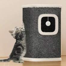 MOFOROCO Multi-Level Cat Activity Center With Sisal Scratching Posts, Condos, Plush Perches, Hanging Toys, For Kittens And Adult Cats - 1 Layer - View 5