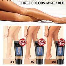 2pcs Leg Makeup - Moisturizing Body Foundation, Sunless Tanning Body Lotion, Even Skin Tone, Waterproof Coverage - Multicolor - View 2