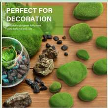 1/3/10pcs Fresh Green Artificial Grass/Synthetic Turf/Seaweed, Maintenance-Free, DIY Decor, Realistic Texture, Fine Lawn Effect. Suitable For DIY Projects, Birthday Gifts, Party Decorations, Fairy Garden Micro-Landscape, New Year Decor, Valentine's Day, Romantic Getaway, Outdoor Home Decor - Multicolor - View 3