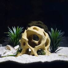 Driftwood Ball, Tree Root, Lizard Hideout Decor For Reptile Terrarium, Moss Ball, Hiding Cave