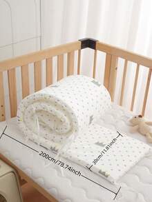 AIBOYING 1件装，尺寸可选65厘米/25.59英寸、120厘米/47.24英寸、140厘米/55.12英寸、200厘米/78.74英寸，婴儿床护栏，婴幼儿防摔床护栏，儿童床安全围栏，婴儿软垫，婴儿床保护罩，新生儿全方位婴儿床保护，通用婴儿床安全防撞垫，婴儿床护栏和护栏布套