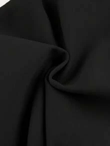 男士多口袋加大码工装裤，户外徒步运动裤，健身休闲宽松长裤，日常通勤训练跑步街头直筒裤，春秋季 - 黑色 - 查看 7