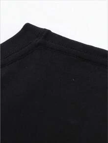 Men T-Shirts - 黑色 - 查看 3
