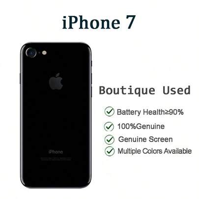  Apple iPhone 7 usado, 128 GB, buen estado, color negro azabache.