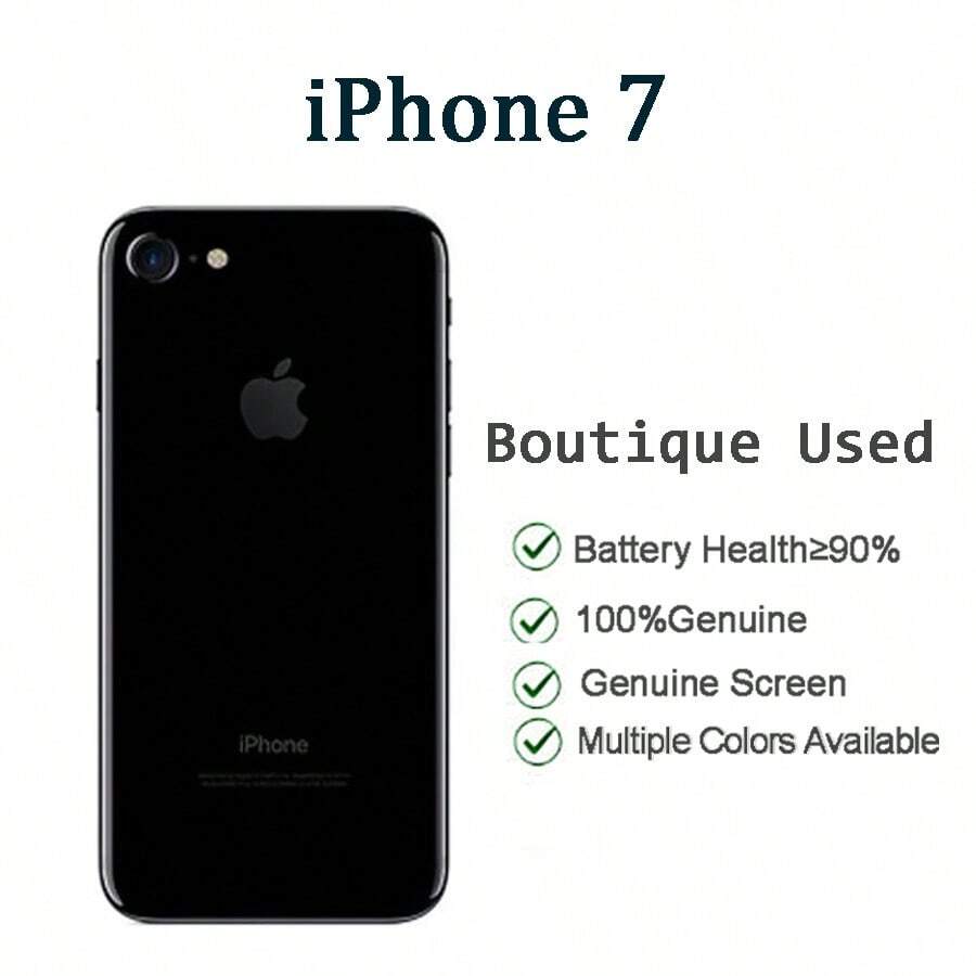 二手手機Apple iPhone 蘋果7 記憶體128GB 狀況良好 亮黑 - 亮黑色 - 查看 1