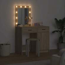 mesa de baño vidaXL con 2 piezas Marrón 50 x 41 x 135 cm - Marrón - Ver 4