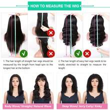 Peluca de cabello humano con efecto ombré y ondas rizadas profundas, con frontal de encaje 13x4, colores 4/27, densidad de 180%, para mujeres - S4/27 - Ver 10
