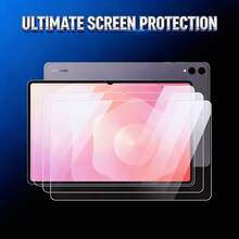 3片装平板电脑屏幕保护膜，兼容iPad、M11、Galaxy Tab A11/11PLUS、Pad 8 Pro/Pad 8、荣耀Pad 10 12.2等平板电脑及其他平板电脑钢化玻璃/屏幕保护膜 - 透明-玻璃 - 查看 163