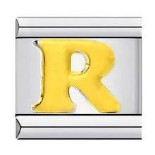 1件不锈钢手链配件，含26个英文字母，可DIY手链项链饰品，可自由搭配不同风格