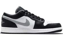 Nike Air Jordan 1 Low Black/Gray/White Jordan 1 AJ1 Retro Basketball Shoes 553558-040 Zapatos De Hombre - trắng - Xem 3