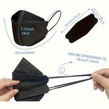 20 Mascarillas KN95 Premium: Protección Transpirable de 4 Capas, Equipo de Desechable para Adultos, Protección Laboral Mejorada, Cómodas de Usar, Varios Colores para Elegir, Regalo de Pascua, 7.9 Pulgadas de Largo, 8 Pulgadas de Ancho, Simples y Hermosas, Adecuadas para el Hogar, Exteriores y Hospitales. - Rosa - Ver 7