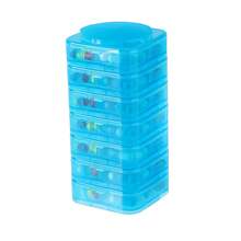 Large Capacity Weekly Pill Organizer With 7 Removable Boxes, AM/PM Pill Dispenser For Supplements, Travel & Home Use - Rainbow-style 7-layer Detachable Pillbox - View 24