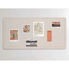 1pc 15.75*31.5 Inch Rectangular Bulletin Board, Felt Board Multi-Purpose Memo Board, Minimalist Display Board - Multicolor - View 9