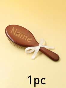 Custom Wood Air Cushion Comb, Personalized Detangler Brush, Customized Hair Brushes For Women, Customizable Name Hair Brush, Hairbrush, Hair Brush For Men, Wedding Gift, Travel Comb, Valentine'S Day, Gifts For Mothers, Couple, Bathroom, Daily Life