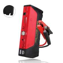 Car Jump Starter Kit 12v + Tire Compressor + Power Bank, Flashlight And Carrying Case - Qiu Gifts - Đỏ - Xem 7