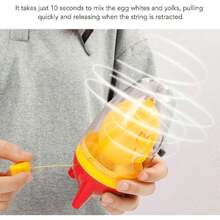 Golden Egg Maker, Egg Spinner Higiénico Rotación de Alta Torsión Homogénea para Uso Doméstico (13),37851656 - Tipo de Enchufe A Japonés (100V) - Ver 6