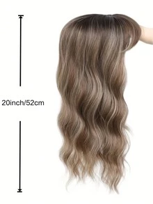 Giao hàng trong vài ngày làm việc. Tóc nối xoăn 3D 360° cho nữ với mái kiểu Pháp - Màu nâu, 20 inch, giúp tăng độ dày tóc, phù hợp với tóc mỏng, dễ đeo và tạo kiểu. Tóc nối xoăn dài với highlight nâu và mái - Kẹp/Gắn, Tóc tổng hợp/Tóc bổ sung, Tăng độ dày tóc, Làm dày tóc mỏng tức thì, Tóc nối gợn sóng/xoăn (Không cần mũ đội tóc giả). - Nhiều màu - Xem 3