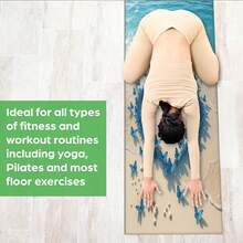 1pc Non-Slip Durable Squat Mat/Yoga Mat, Suitable For Home And Gym - Multicolor - View 3