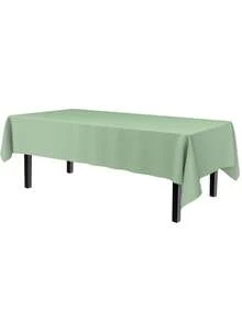 1/4 Pack Disposable Plastic Tablecloth, Sage Green, Foldable, Easy To Clean, Suitable For Weddings, Birthdays, Graduations, Christmas Parties, Summer Gifts, Beaches, Back To School, Room Decor - Multicolor - View 12