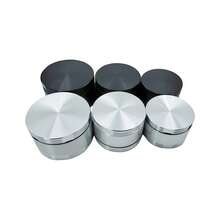 3 Layer Aluminum Herb Grinder With Hidden Pollen Catcher - 50/55/62mm, 8 Color Options - Multicolor - View 1