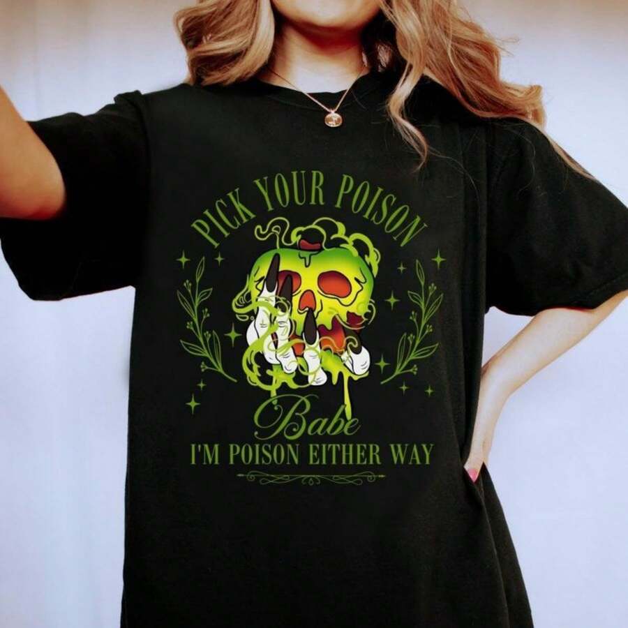 Pick Your Poison Shirt - 黑色 - 查看 1