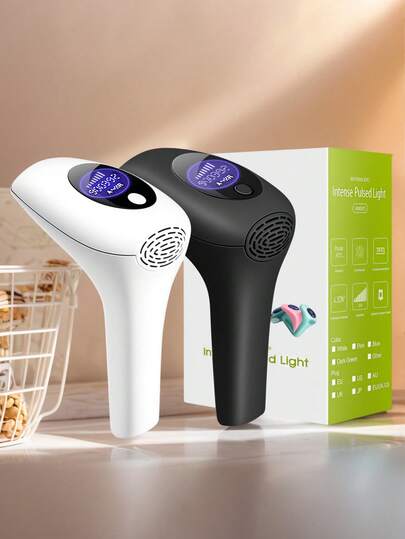 Bodey جهاز إزالة الشعر بالليزر IPL قطعة واحدة، 8 مستويات سطوع، 900,000 وميض، ضوء النبض، إزالة شعر دائمة وخالية من الألم للإبط والساقين والذراعين والخط البيكيني وأكثر، إزالة شعر للاستخدام المنزلي