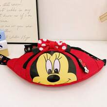 Red Mouse Waist Bag - Fashionable Women's Waist Bag - Adjustable Waist Strap With Multiple Compartments - Classic Cartoon Design - Essential Accessory For Daily Commute And Travel - Multicolor - View 6