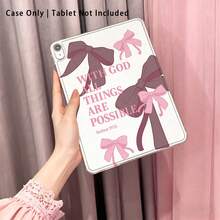 1个高透明防摔TPU平板电脑保护套，高清蝴蝶结UV印刷，兼容iPad 11（2025款）、iPad Mini 6/7、iPad Air 1/2、iPad Air 4/Air 5/Air 6/Air 7、9.7英寸iPad（2019/2020/2021款）、10.2英寸iPad 10/11、iPad Air 11（2024/2025款）、iPad Pro 11（2024款）、iPad Pro 11（2018-2022款）、iPad Pro 12.9英寸/iPad Air 13。 - 彩色 - 查看 1