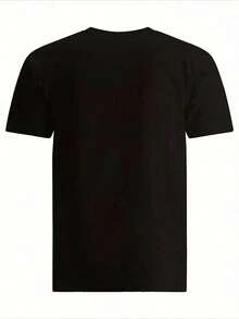 Camiseta gráfica de la colección exclusiva Swans "The Great Animator" - 100% algodón, estilo bohemio informal de manga corta con diseño del sol y el símbolo del infinito, lavable a máquina, regalo ideal para fans de la música (para hombres y mujeres, todas las tallas), versátil para cualquier temporada, diseño con texto llamativo, ajuste cómodo, tejido transpirable, ropa unisex, estética vintage, material duradero, merchandising de la banda, moda unisex. - Negro - Ver 2