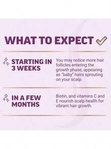 MONTUE 3Pcs Hair Accelerator Soft Chews, Hair Vitamins For Women And Men With Clinically Studied Lustrive And Biotin, Promotes Thicker, Fuller, Stronger Hair, Mixed Berry, 60*3 Soft Chews - 180個裝 - 查看 5