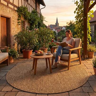 A 2026 New Retro Pineapple-Patterned Outdoor Rug, Suitable For Camping, For Outdoor Use, Perfect For Gardens And Swimming Pools, An Ideal Choice For Summer.