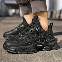 Zapatos y zapatillas para hombre, zapatos de lujo para hombre, zapatos casuales para hombre, zapatillas de entrenamiento transpirables, mocasines de moda, zapatos para correr para hombres - 2321 Negro - Ver 2