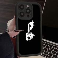 Funda de Teléfono: Funda de Teléfono de Moda con Gesto Silencioso, Adecuada para iPhone 17/16e/16/15/14/13/12/11 Mini/Pro/Max/Air/X/XR/XSMAX/8/7 Plus, Cubierta Trasera de TPU Suave a Prueba de Golpes - Colores mixtos - Ver 2
