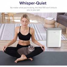 mhjLEVOIT Purificador de Aire para Habitaciones Grandes en el hogar eliminador de Humo y olores Filtro HEPA Verdadero H13 para Dormitorio -PUR131 Blancosleeping Bags - Blanco - Ver 9