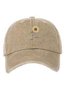 1顶/2顶男女通用印花水洗棉帽，保暖时尚棒球帽，适合日常外出、骑行、滑雪、徒步、旅行，防风防晒。 - B款 - 查看 13