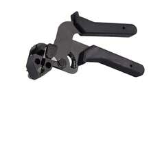 Llave de corbata de acero inoxidable, sujetador, herramienta de corbata, tipo anti-explosión, tipo de apriete, tipo de corte, máquina de bandeo manual, herramienta de autobloqueo - Negro - Ver 4