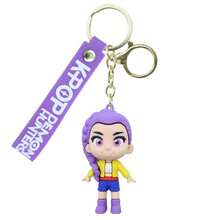 1pc Kpop Witch Hunt Girl Group Keychain, Made Of PVC Material, Performance Damage-Resistant Keychain, Famous Online DIY Backpack Pendant