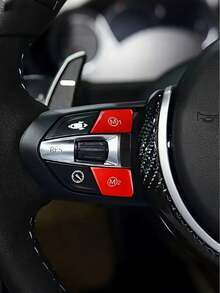 Ein Vinyl-Aufkleber Schalter-Etikett für Autos, ein neuartiger ungebrauchter Knopf-Aufkleber, mit selbstklebenden humorvollen Aufklebern mit Buchstaben-Bedruckung für Automobilinterieur. - Aufkleber - Übersicht 6