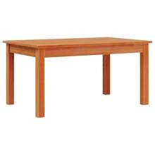 vidaXL Tavolo basso cire marron 80x50x40 cm in bois solid de pin - Castano - Visualizzare 7