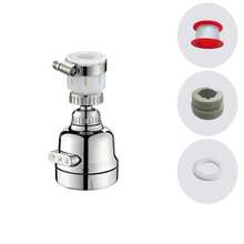 Faucet Filter, Filters Multiple Impurities, Intercepts Particulates, Sediment, Rust, And Suspended Matter In Water, Reduces Residual Impurities, Optimizes Water Quality And Taste, Fits Various Faucet Diameters, Easy Installation, Quick Disassembly And Cleaning, Leak-Proof, Anti-Slip, Anti-Fall, Universal For Bathroom Sink Faucets, Daily Cleaning And Washing Water Filtration Accessory - Multicolor - View 10